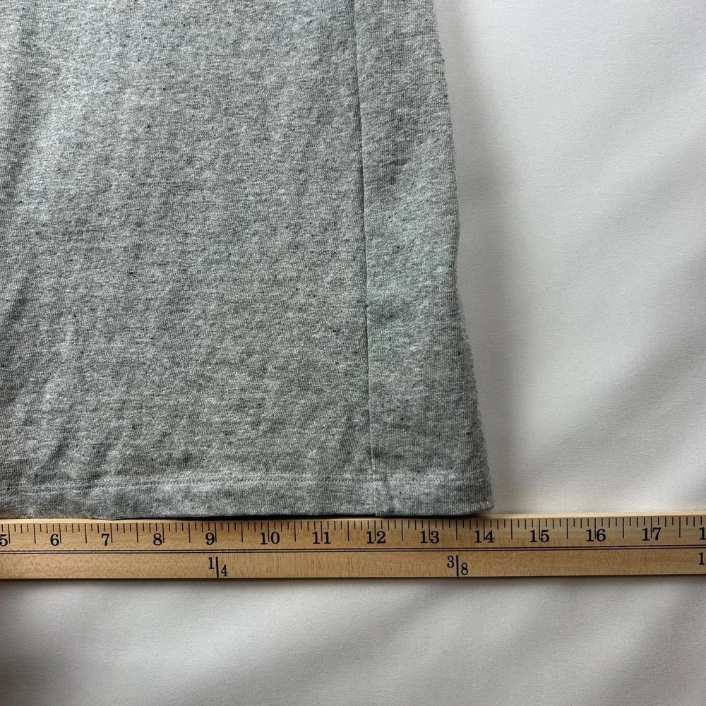 EILEEN FISHER Gray Lightweight Cropped Wide Leg Jumpsuit Romper Pockets Sz: XS